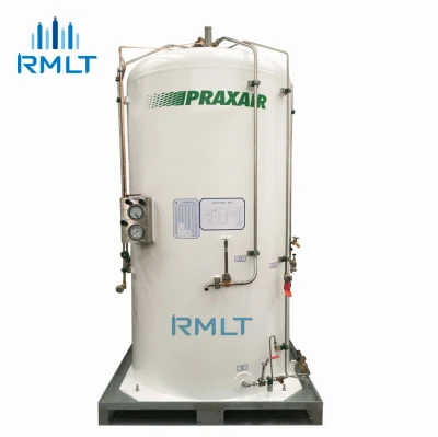 Cilindro isolado soldado Tanque de armazenamento de oxigênio líquido Tanque de microvolume Lox Lin Lar Lco2 Tanque de armazenamento