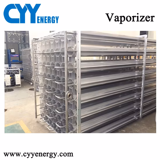 Vaporizador de ar ambiente líquido criogênico/ gás natural/ nitrogênio/ argônio