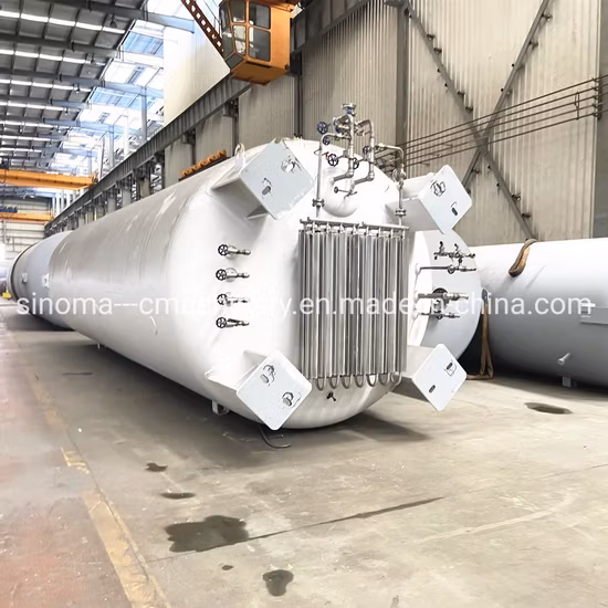 Tanque de armazenamento criogênico de 100m3 para GNL/Lox/Lin/Lar com padrão ASME/GB